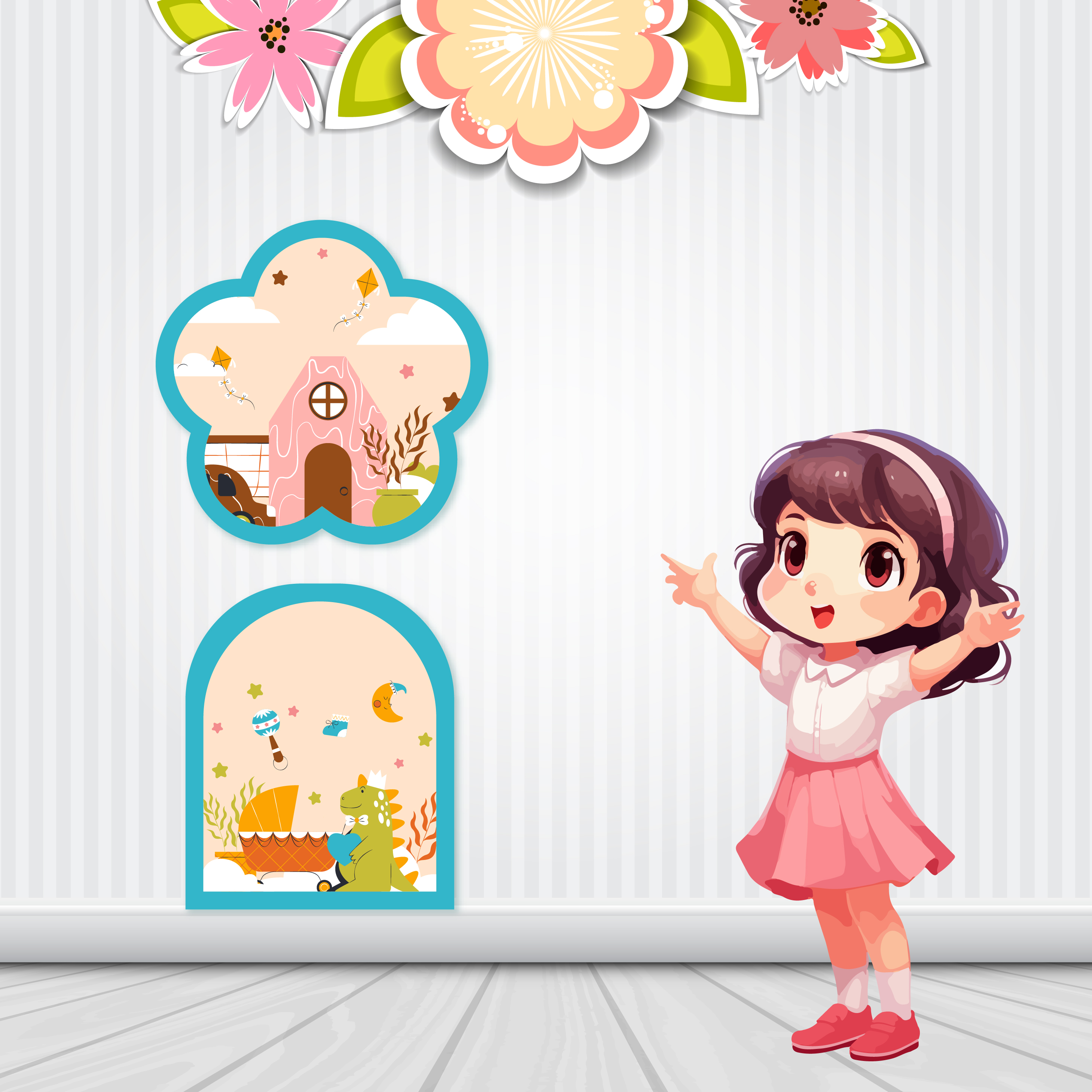 Transform Any Space with Adorable Stickers for Decoration from MyCuteStickons