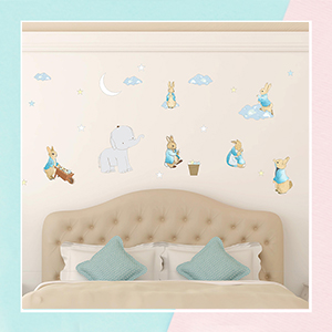 3 Pack Unicorn Wall Decal,Large Size Unicorn Wall Sticker Decor for Gilrs  Kids Bedroom Birthday Party