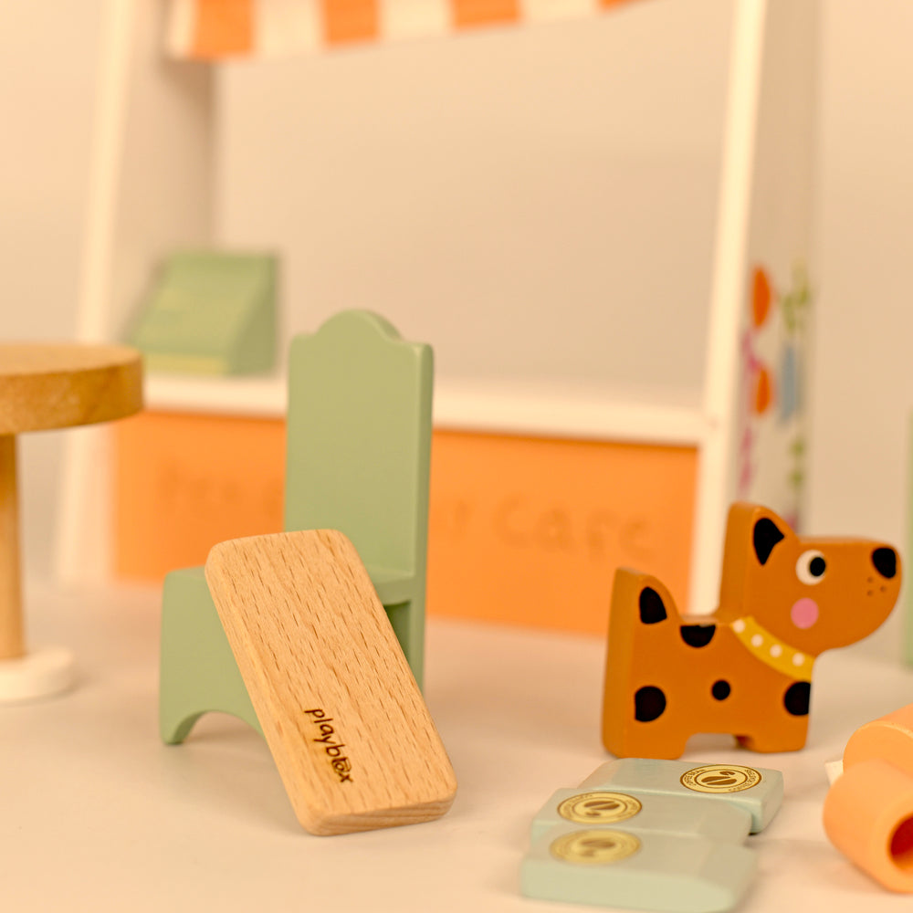 Wooden Toy Set | Pet Friendly Cafe