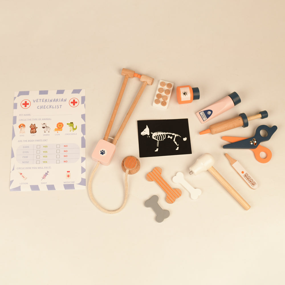 Wooden Toy Set | Milo's Doctor Set