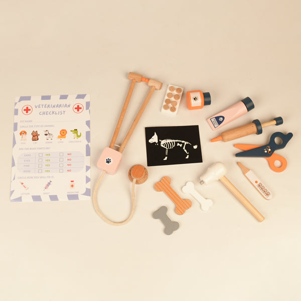 Wooden Toy Set | Milo's Doctor Set