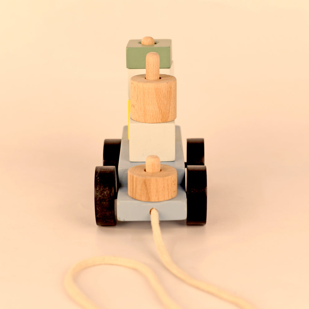 Wooden Toy Set | Ship Pull Toy