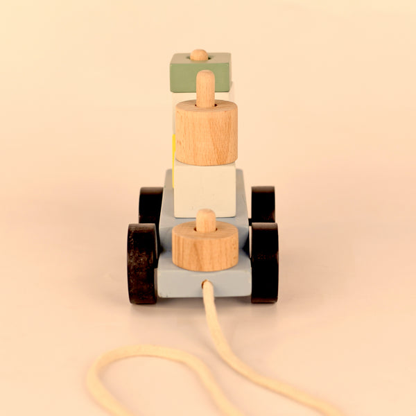 Wooden Toy Set | Ship Pull Toy