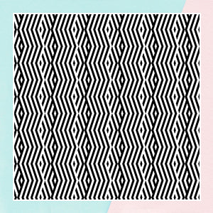 Black White Wave Pattern Wallpaper