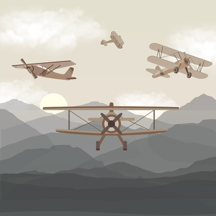 Vintage Planes Theme Wallpaper