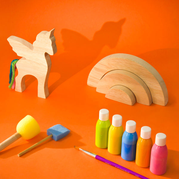 Wooden Toy Set | DIY Kit - Unicorn Set
