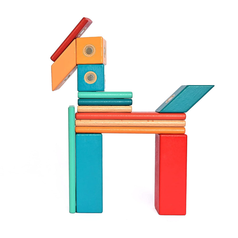 Wooden Toy Set | Wooden Magblocks