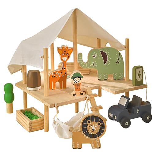 Wooden Toy Set | Jungle Safari