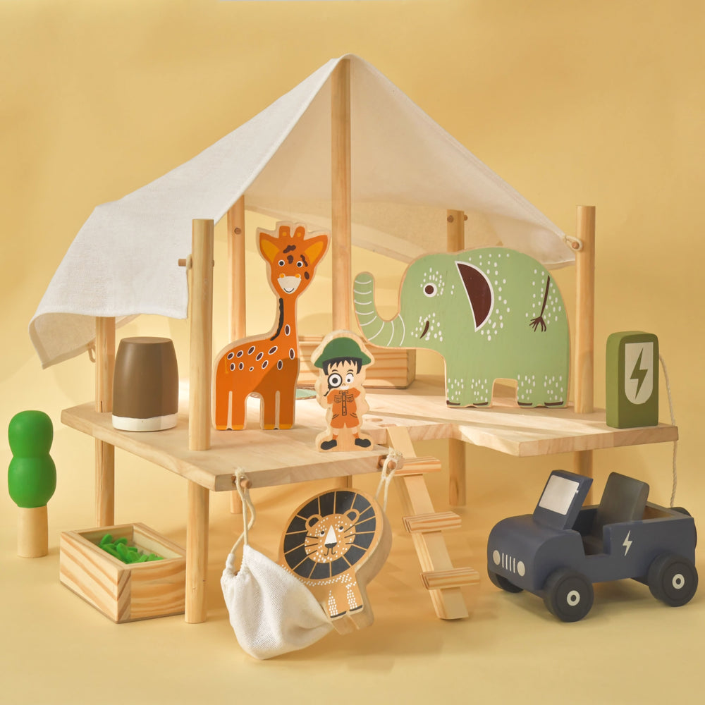 Wooden Toy Set | Jungle Safari