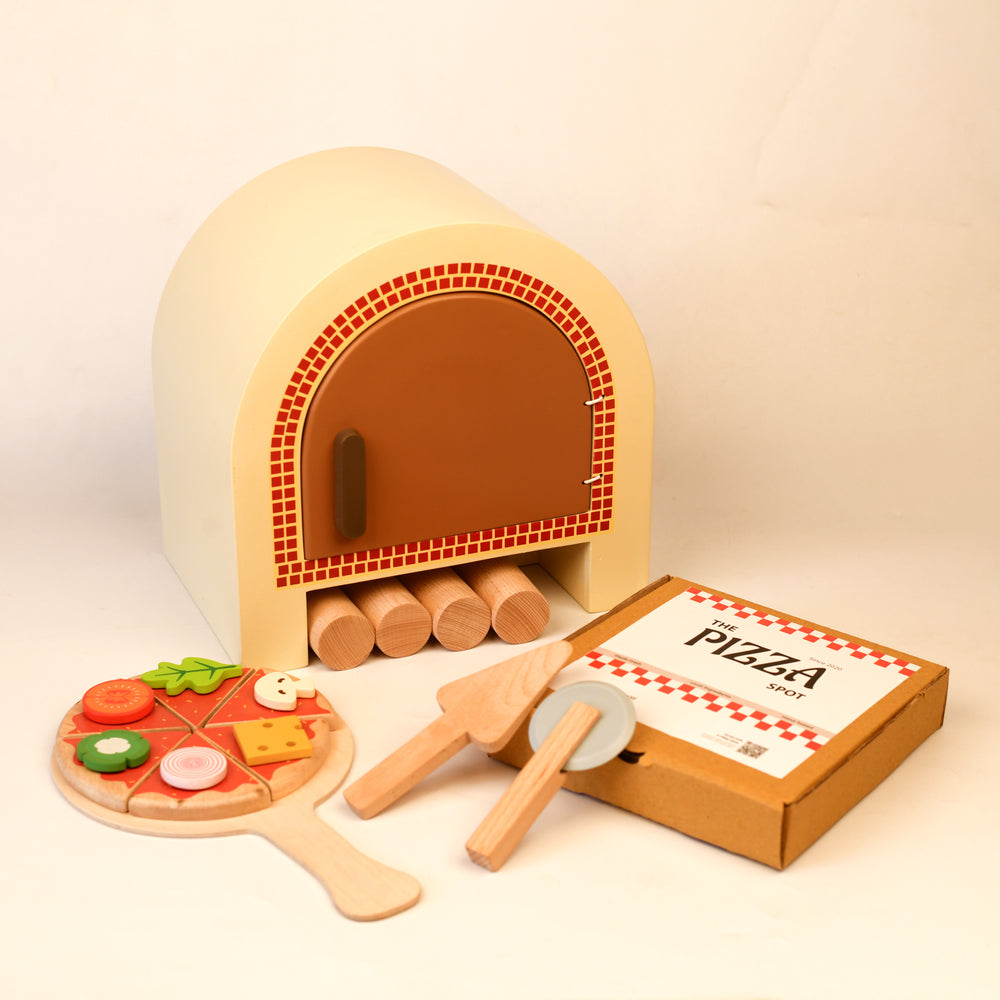 Wooden Toy Set | Pizza Oven