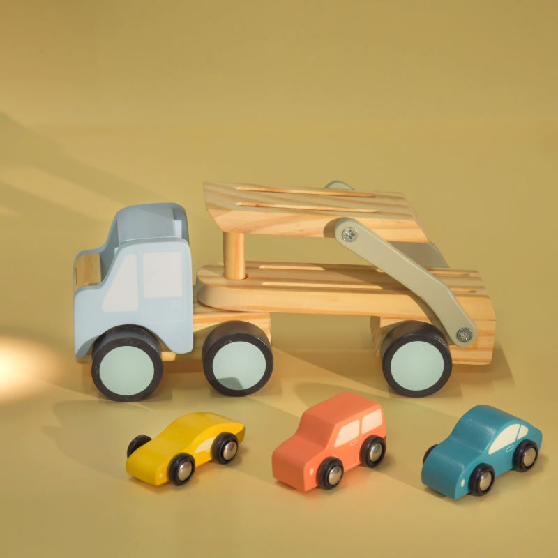 Wooden Toy Set | Carrier Truck