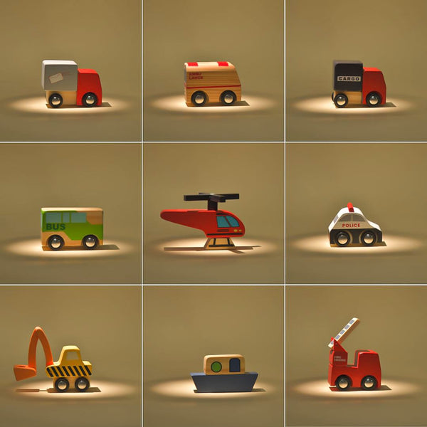 Wooden Toy Set | Little Wagon