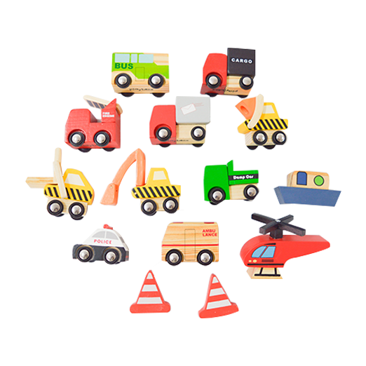 Wooden Toy Set | Little Wagon