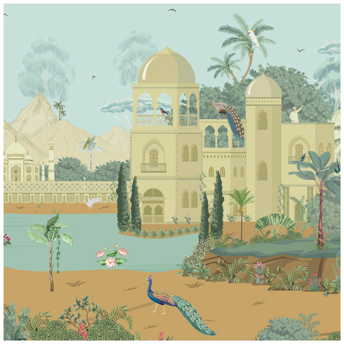 Mughal Landscape Wallpaper