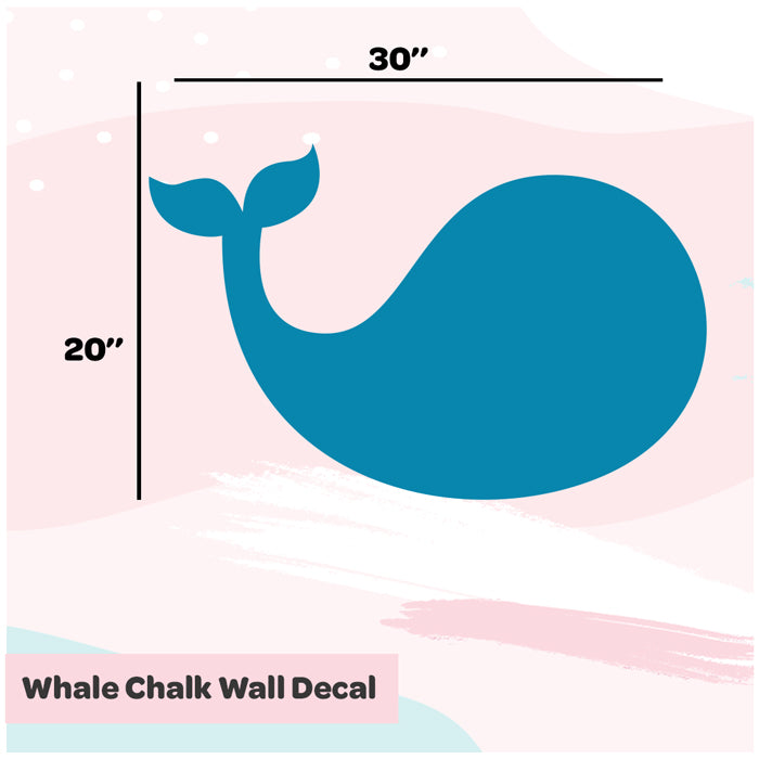 Chalk Wall Decal | Whale