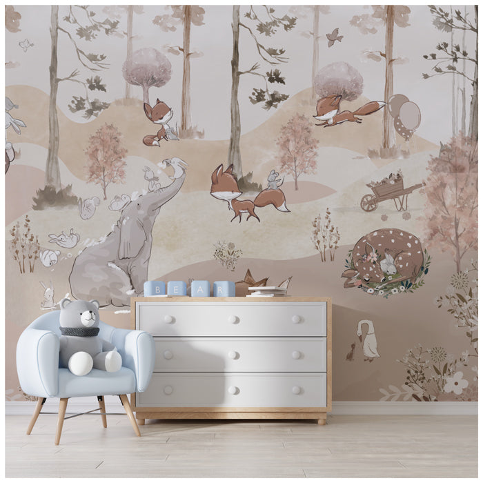 Brown Nature Forest Wallpaper