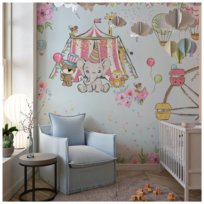 Cute Little Circus Theme Wallpaper
