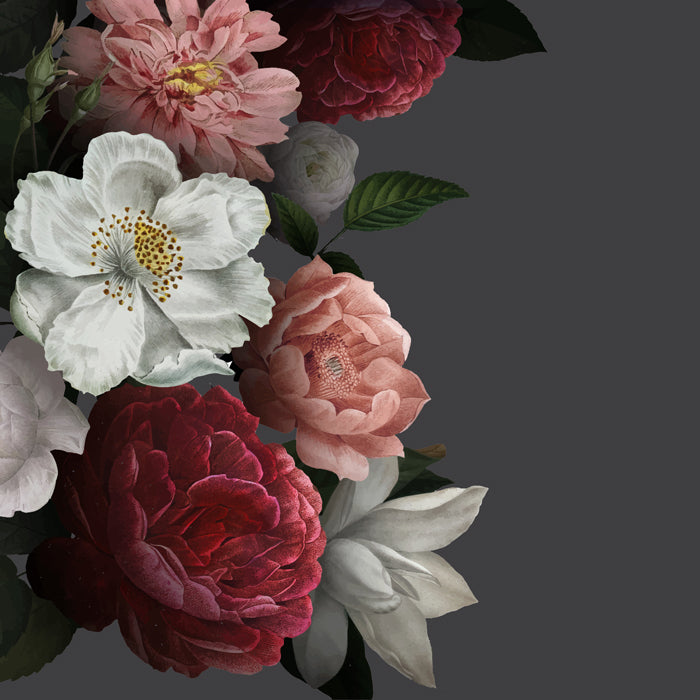 Peonies Flower Theme Wallpaper