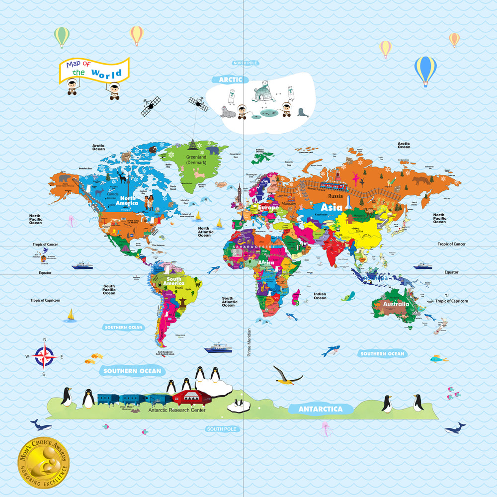 World Map Wallpaper for Walls