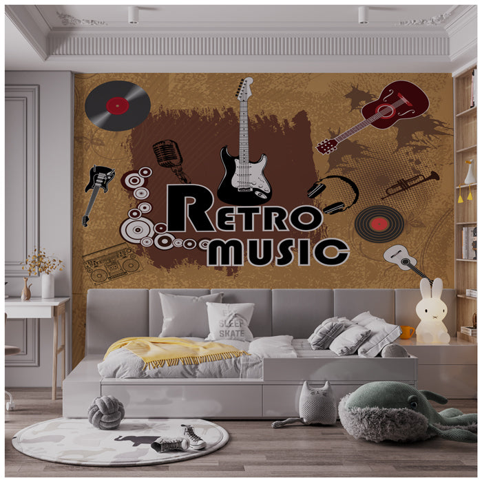 Retro Music Wallpaper For Wall