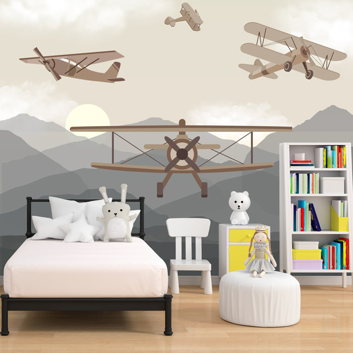 Vintage Planes Theme Wallpaper