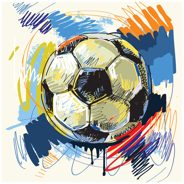 Graffiti Football Theme Wallpaper
