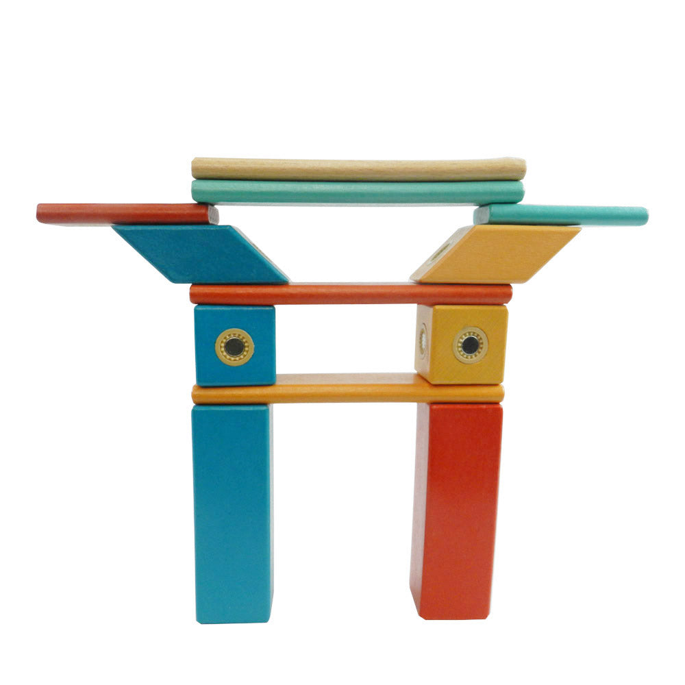 Wooden Toy Set | Wooden Magblocks