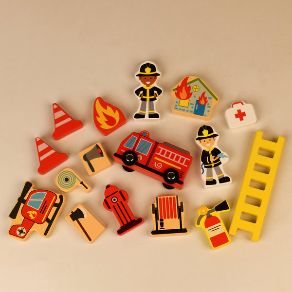 Wooden Toy Set | Marshall’s Fire Station