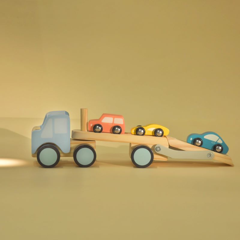 Wooden Toy Set | Carrier Truck