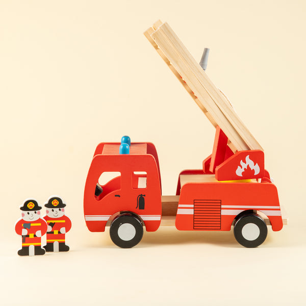 Wooden Toy Set | Fire Engine