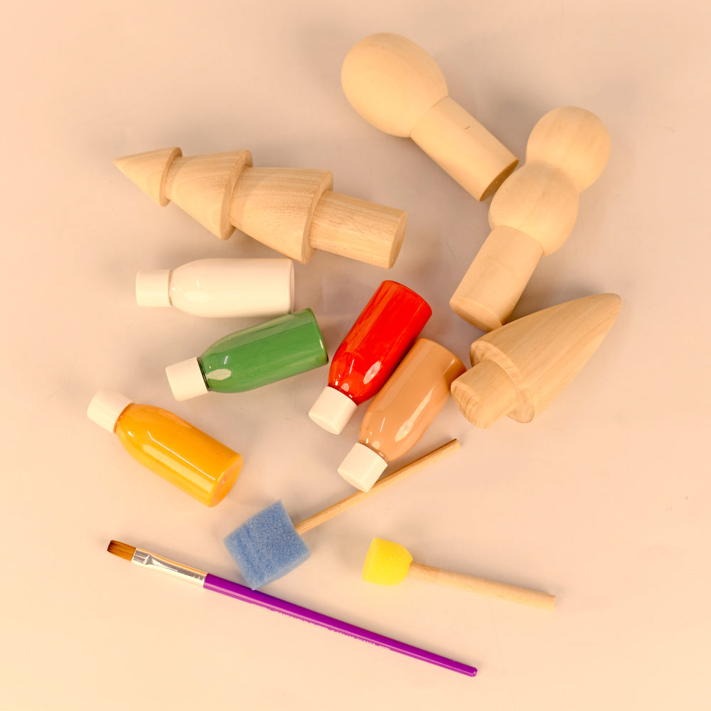 Wooden Toy Set | DIY Kit - Trees Set