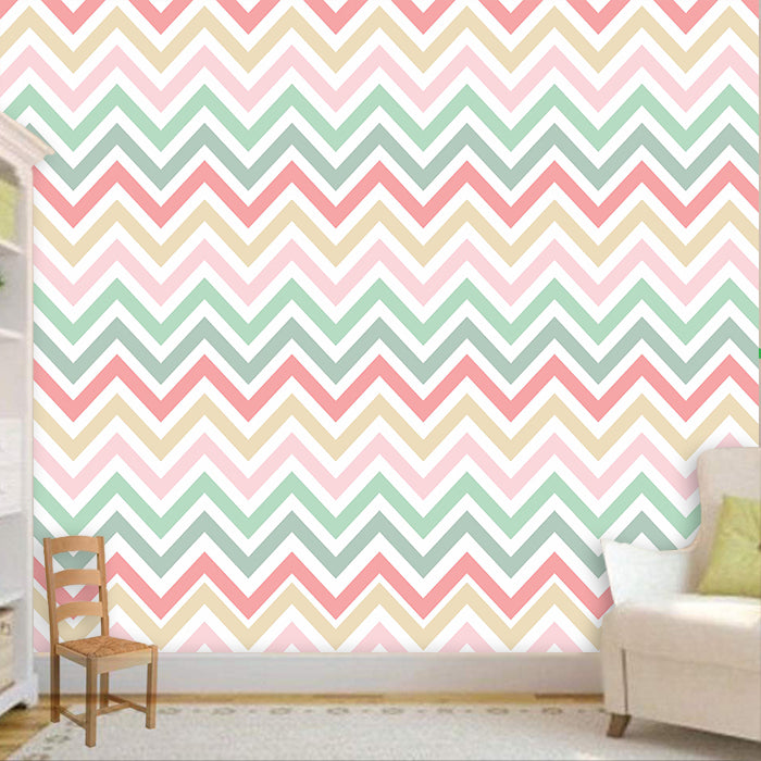 Pastel Chevrons Wallpaper