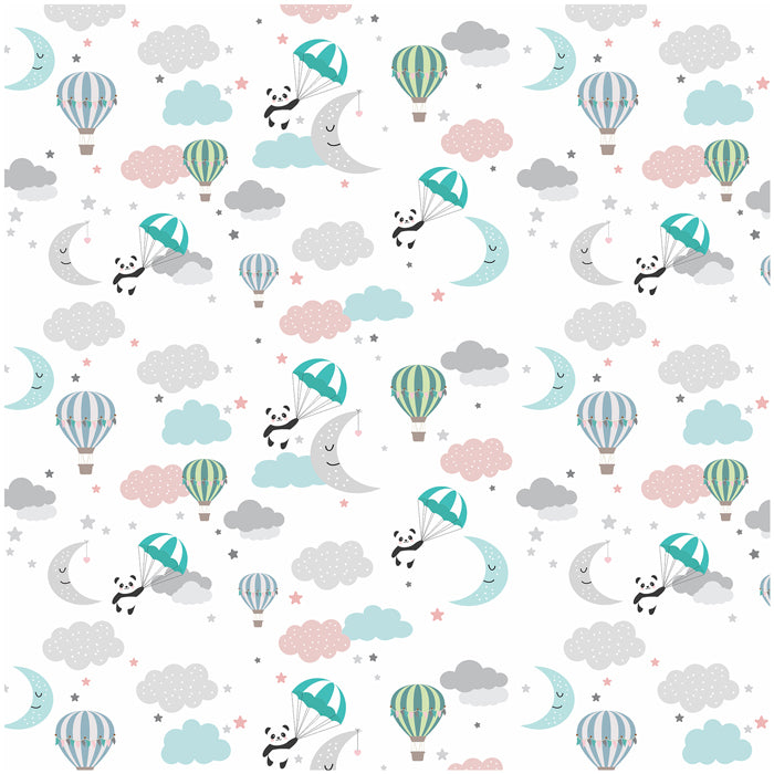 Cute Panda With Balloon Wallpaper