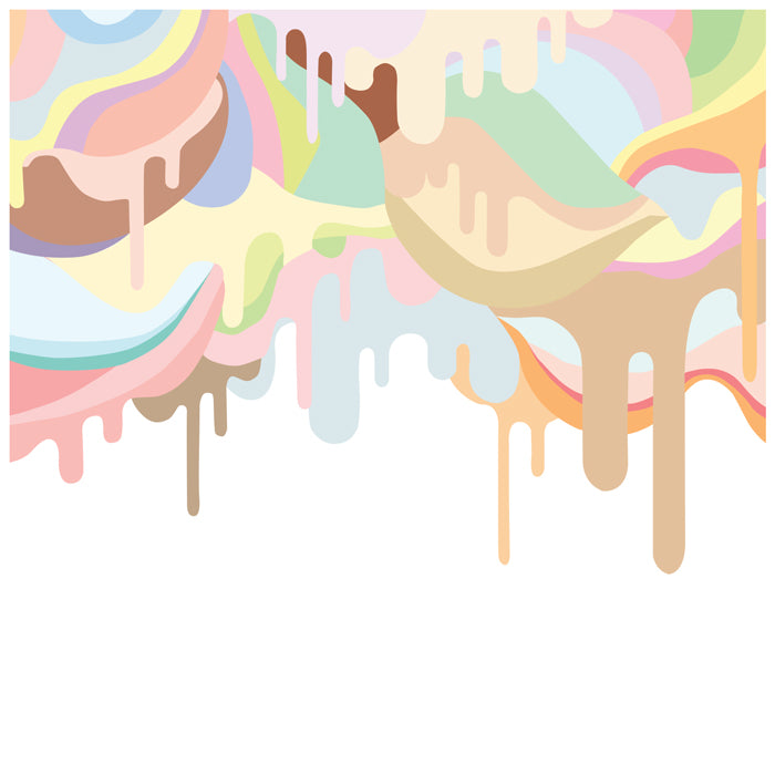 Dripping Ice Cream Theme Wallpaper