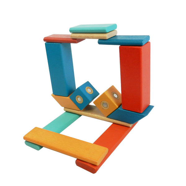 Wooden Toy Set | Wooden Magblocks