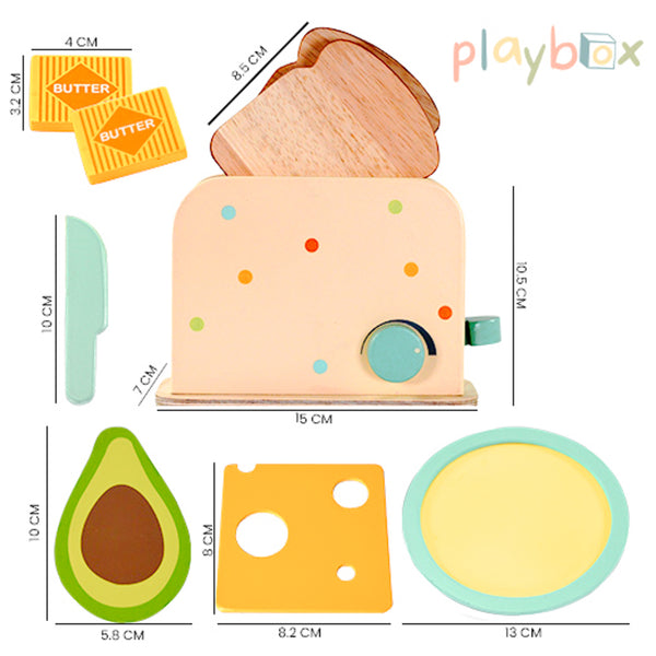 Wooden Toy Set | Roasty Toasty