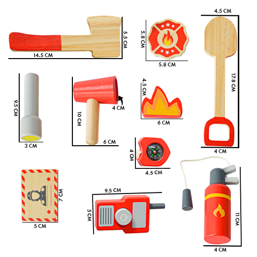 Wooden Toy Set | Marshall’s Rescue Kit