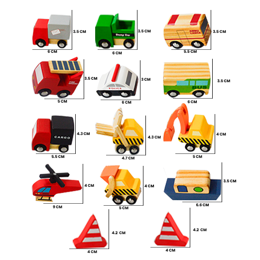 Wooden Toy Set | Little Wagon