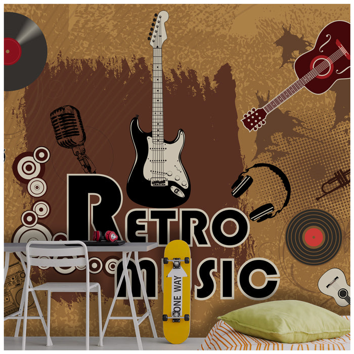 Retro Music Wallpaper For Wall