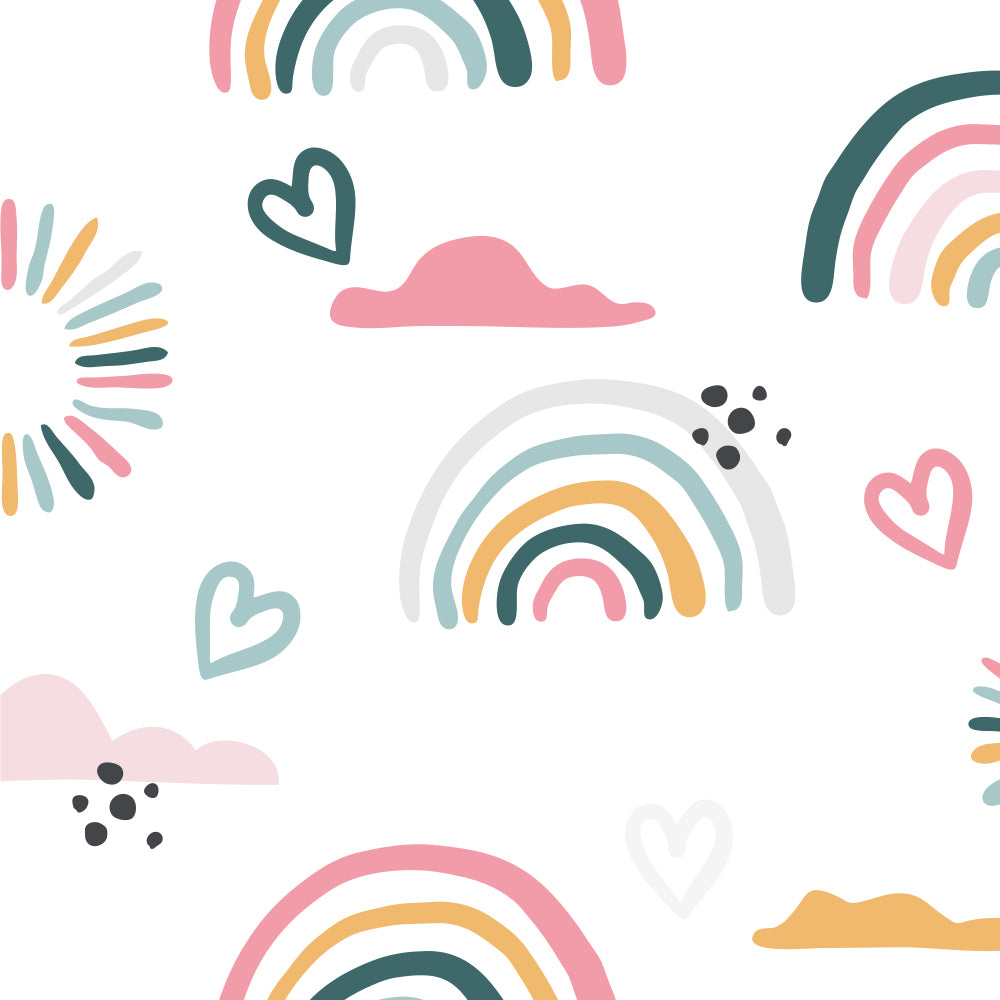 Rainbow Pattern Wallpaper