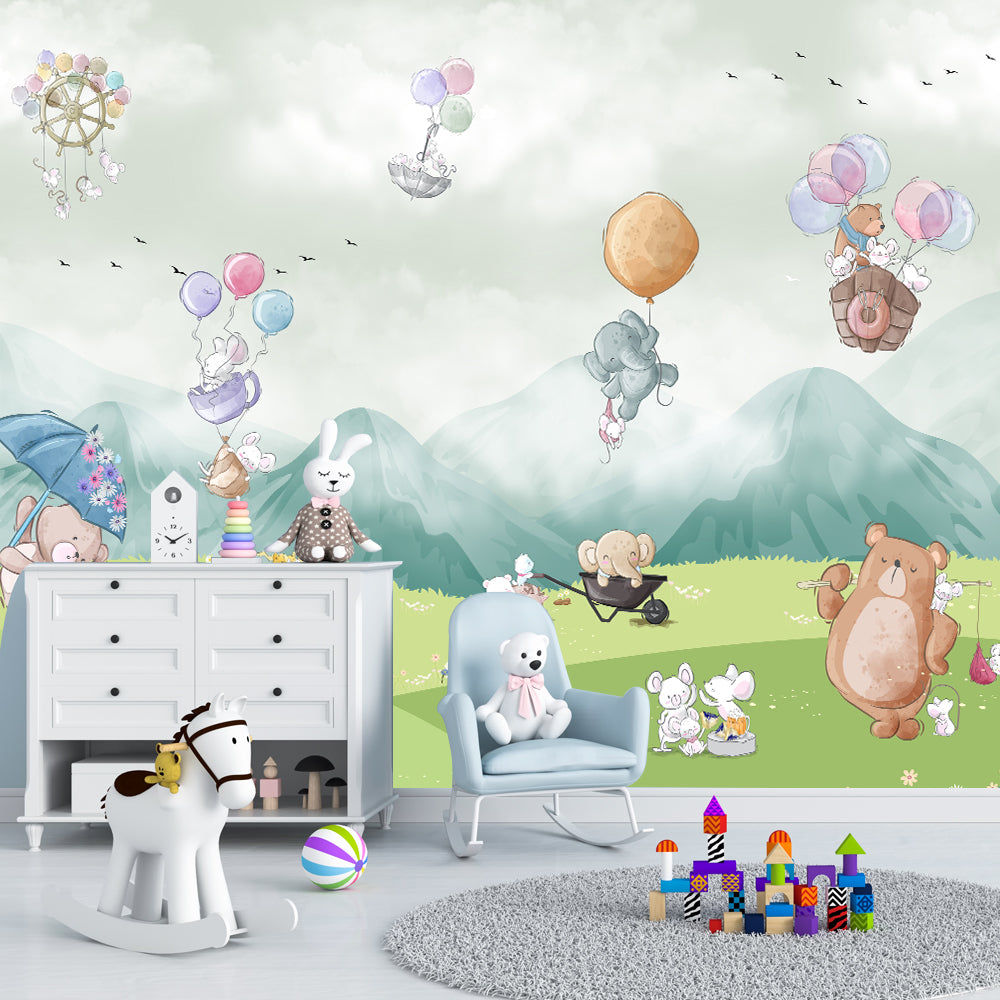 Bear & Mouse Theme Wallpaper