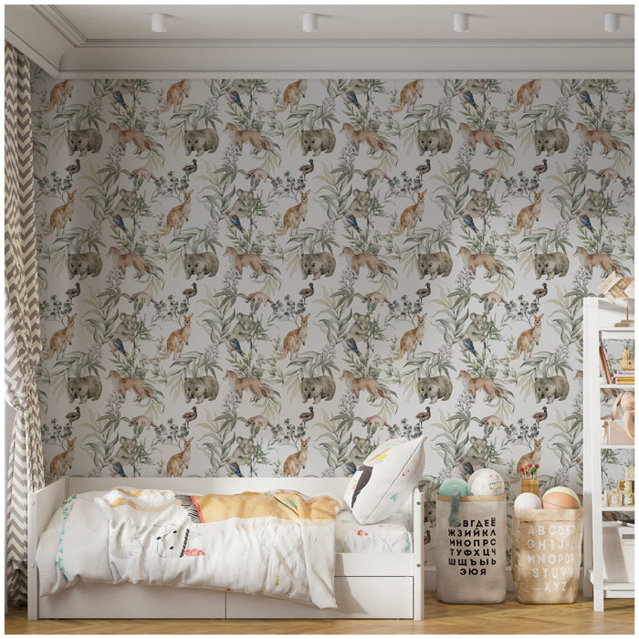 Australia Animal Pattern Wallpaper