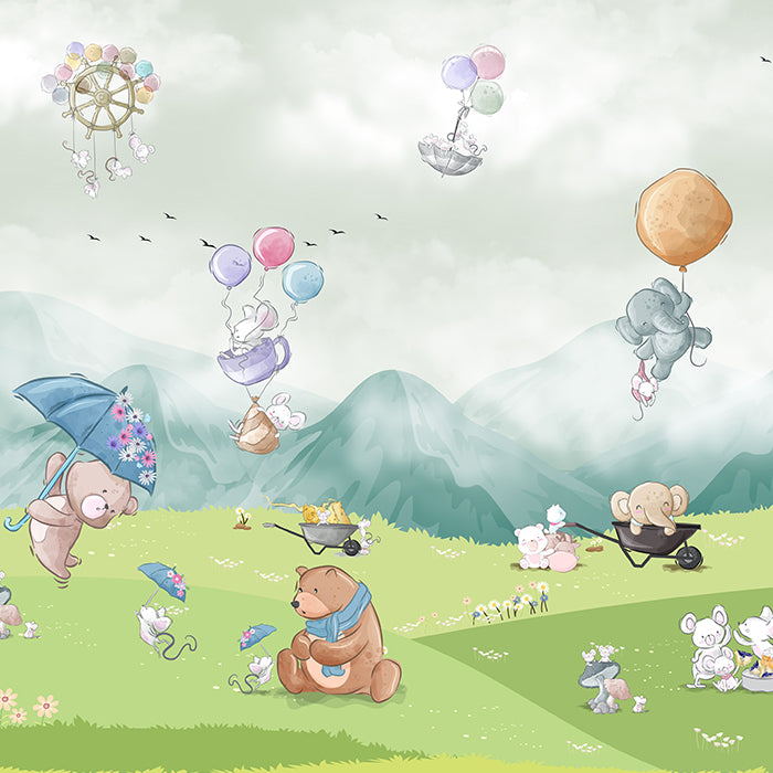 Bear & Mouse Theme Wallpaper