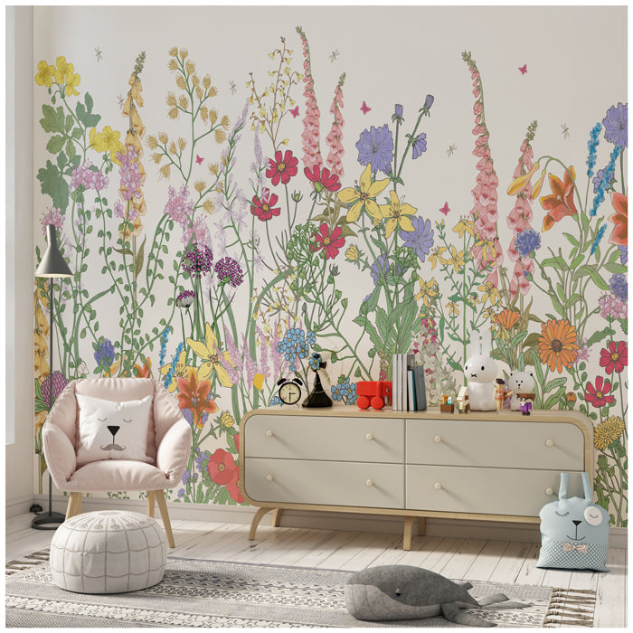 Wild Flowers Theme Wallpaper