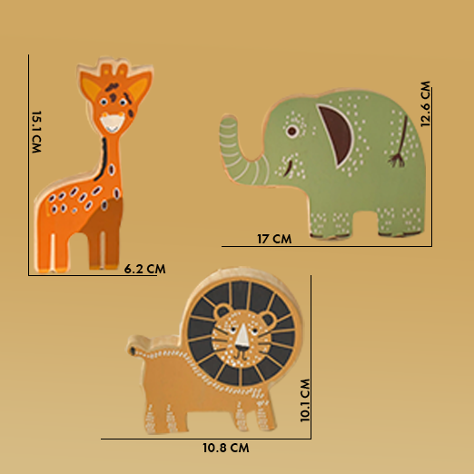 Wooden Toy Set | Jungle Safari
