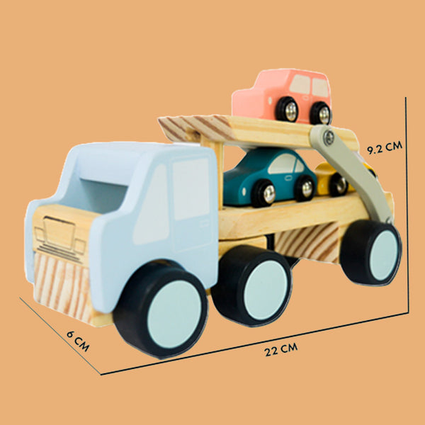Wooden Toy Set | Carrier Truck
