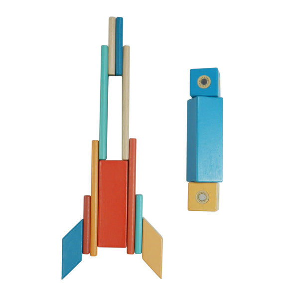 Wooden Toy Set | Wooden Magblocks