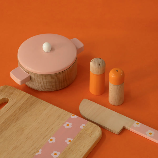 Wooden Toy Set | Grill & Chill