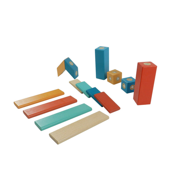 Wooden Toy Set | Wooden Magblocks