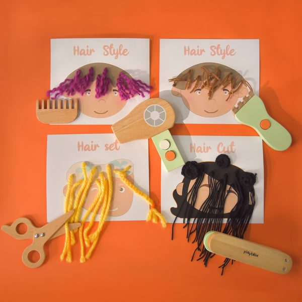 Wooden Toy Set | Comb & Shine
